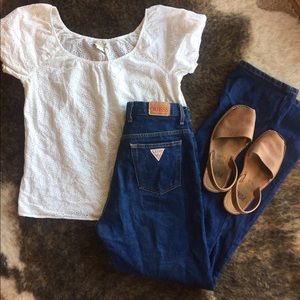 Vintage Guess Bootleg size 29 dark rinse